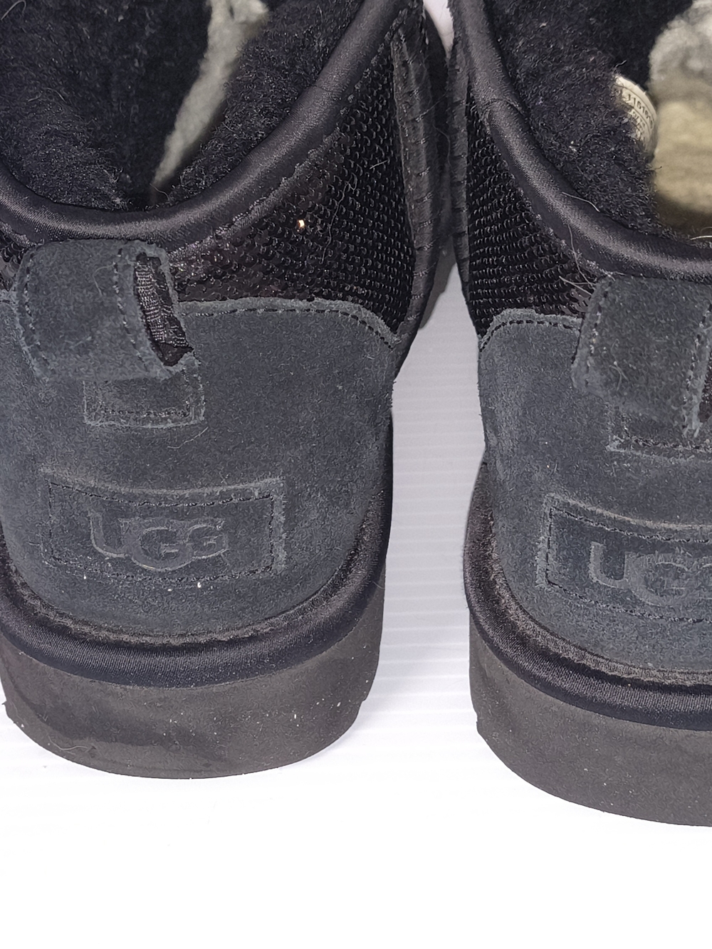 UGG Classic Ultra Mini "Mirror Ball" Sequin Boots
